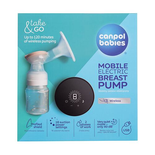 Odsávačka mléka Canpol babies Take & Go Mobile Electric Breast Pump 1 ks poškozená krabička
