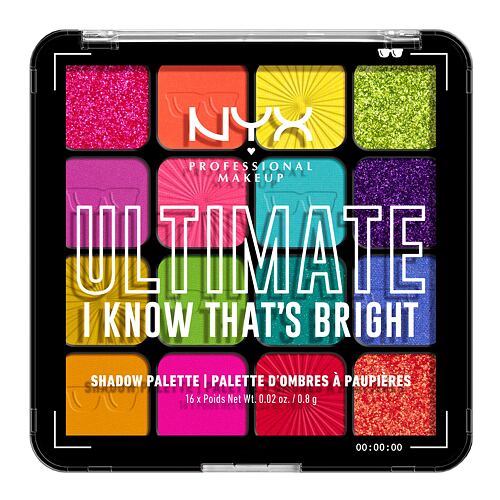 Oční stín NYX Professional Makeup Ultimate I Know That´s Bright 12,8 g