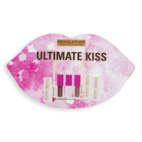 Rtěnka Makeup Revolution London Ultimate Kiss Gift Set 3,2 g Kazeta