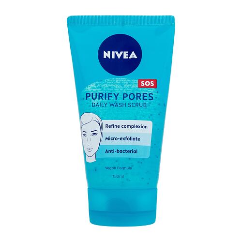 Peeling Nivea Purify Pores Daily Wash Scrub 150 ml