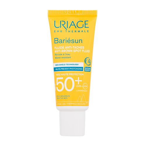 Opalovací přípravek na obličej Uriage Bariésun Anti-Brown Spot Fluid SPF50+ 40 ml poškozená krabička