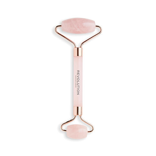 Masážní váleček a kámen Revolution Skincare Roller Rose Quartz Facial Roller 1 ks