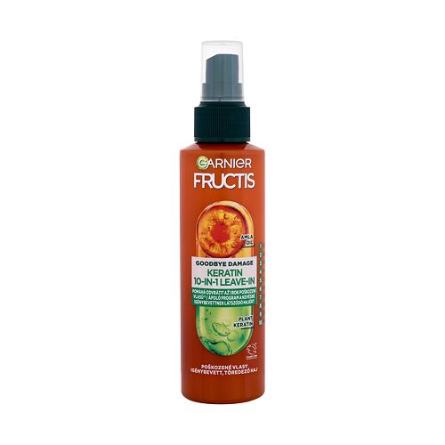 Bezoplachová péče Garnier Fructis Goodbye Damage Keratin 10-In-1 Leave-In 150 ml poškozený flakon