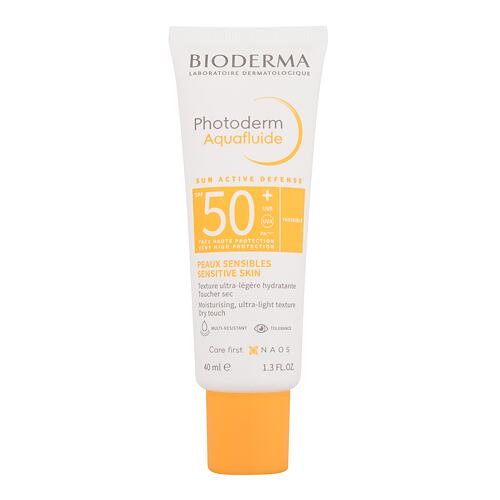 Opalovací přípravek na obličej BIODERMA Photoderm Aquafluide Invisible SPF50+ 40 ml poškozená krabička