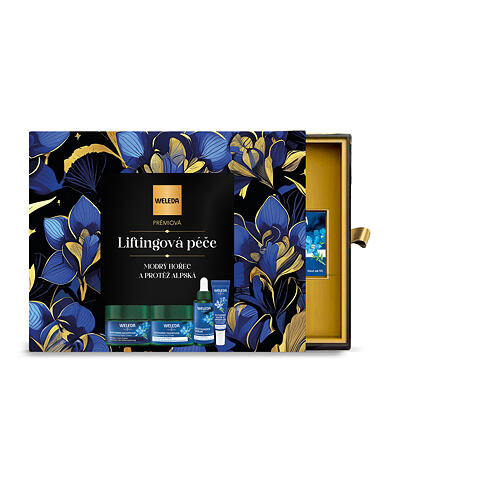 Denní pleťový krém Weleda Blue Gentian & Edelweiss Premium Lifting Care 40 ml Kazeta