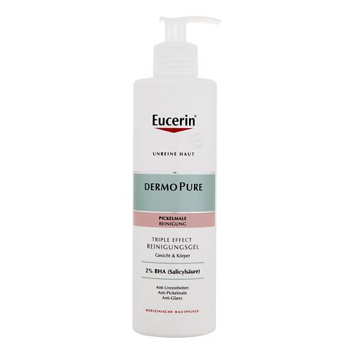 Čisticí gel Eucerin DermoPure Triple Effect Cleansing Gel 400 ml