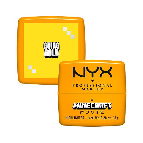 Rozjasňovač NYX Professional Makeup A Minecraft Movie Highlighter 8 g 03 Going Gold
