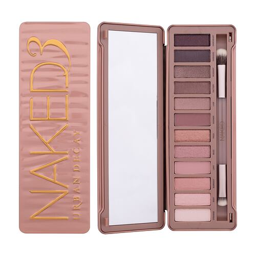 Oční stín Urban Decay Naked3 Eyeshadow Palette 12 g poškozená krabička