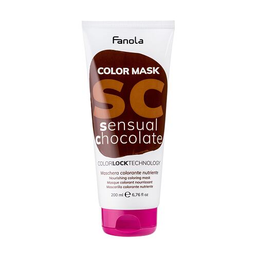 Barva na vlasy Fanola Color Mask 200 ml Sensual Chocolate poškozený obal