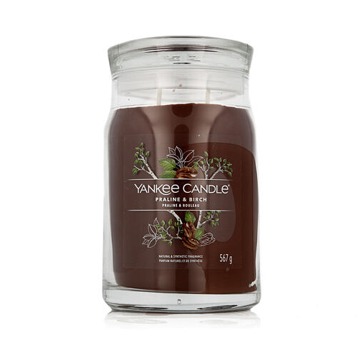 Vonná svíčka Yankee Candle Signature Praline & Birch 567 g