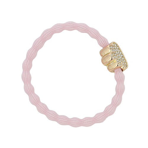 Gumička na vlasy By Eloise London Bling Charms Cloud Soft Pink 1 ks