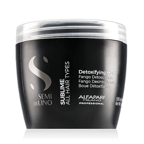 Maska na vlasy ALFAPARF MILANO Semi Di Lino Sublime Detoxifying Mud 500 ml