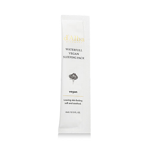 Pleťová maska d'Alba White Truffle Waterfull Vegan Sleeping Pack 12x4 ml