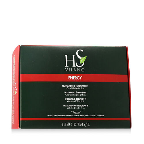 Bezoplachová péče HS MILANO Energy Energising Treatment 8x8 ml