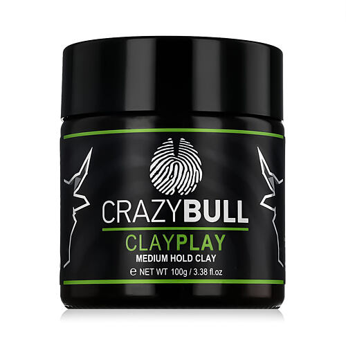 Krém na vlasy Crazy Bull ClayPlay Medium Hold Clay 100 g