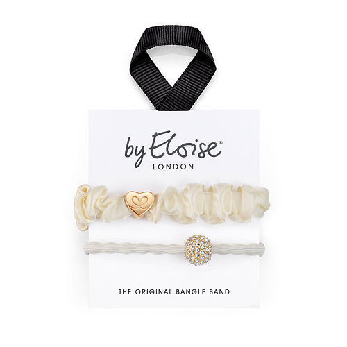 Gumička na vlasy By Eloise London Bangle Set Elegant Ivory 1 ks