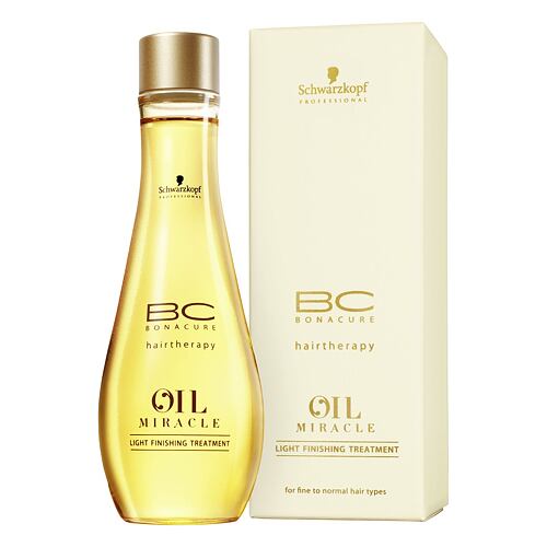 Olej na vlasy Schwarzkopf Professional BC Bonacure Oil Miracle Light Finishing Treatment 100 ml poškozená krabička