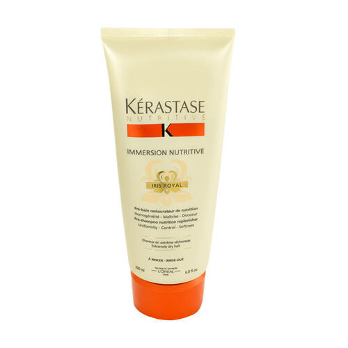 Balzám na vlasy Kérastase Nutritive Immersion Iris Royal Pre-shampoo 200 ml poškozená krabička