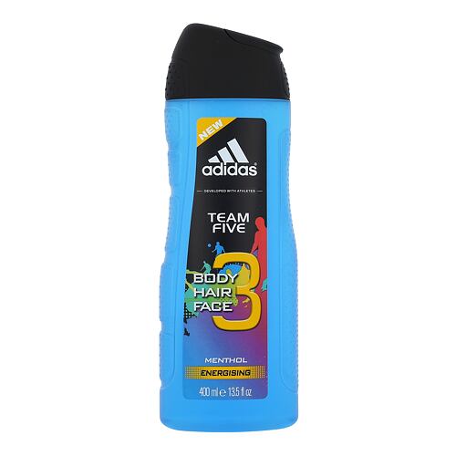 Sprchový gel Adidas Team Five 3in1 400 ml