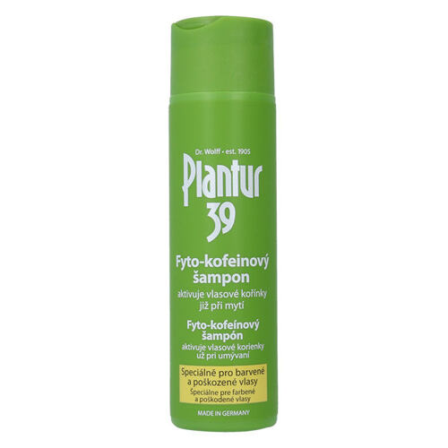 Šampon Plantur 39 Phyto-Coffein Colored Hair 250 ml poškozená krabička