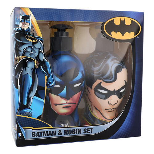 Sprchový gel DC Comics Batman & Robin 300 ml poškozená krabička Kazeta