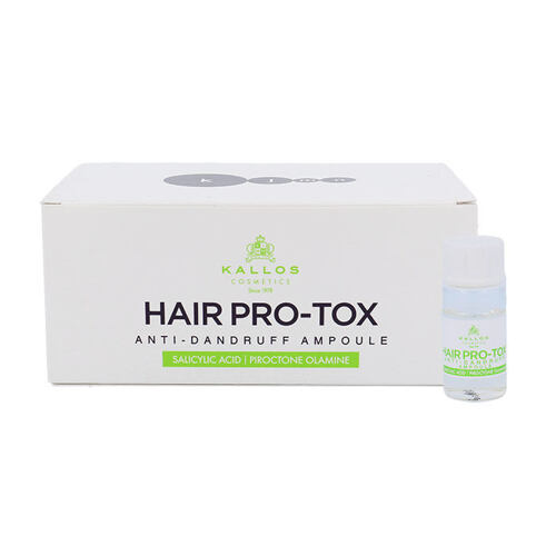 Přípravek proti lupům Kallos Cosmetics Hair Pro-Tox Ampoule 60 ml poškozená krabička Kazeta