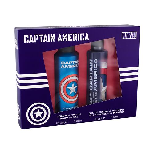 Sprchový gel Marvel Captain America 200 ml Kazeta