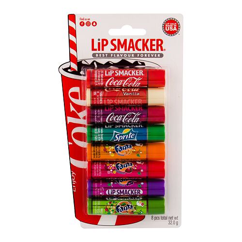 Balzám na rty Lip Smacker Coca-Cola Party Mix Lip Balm Kit 4 g Kazeta