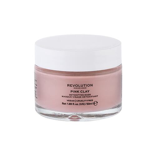 Pleťová maska Revolution Skincare Pink Clay Detoxifying 50 ml