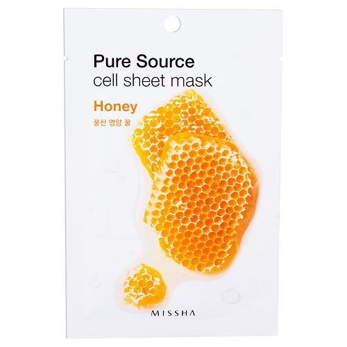 Pleťová maska Missha Pure Source Honey 21 g