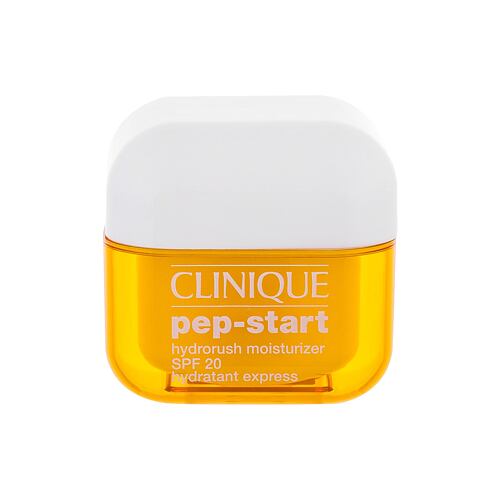 Denní pleťový krém Clinique Pep-Start Hydrorush Moisturizer SPF20 50 ml Tester