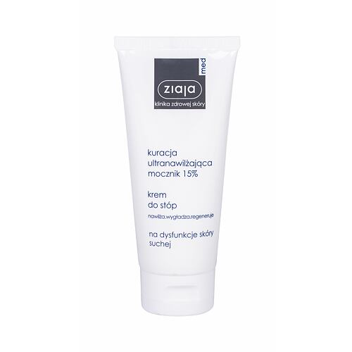 Krém na nohy Ziaja Med Ultra-Moisturizing With Urea 15% 100 ml