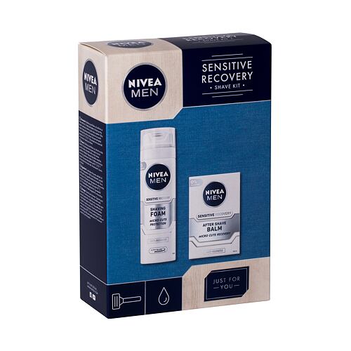 Balzám po holení Nivea Men Sensitive Recovery 100 ml poškozená krabička Kazeta