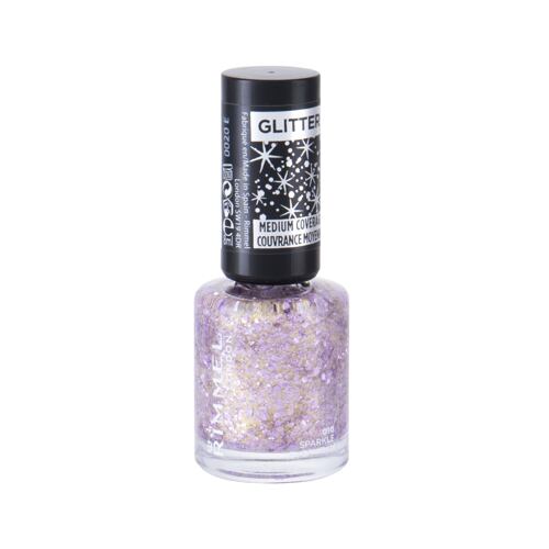 Lak na nehty Rimmel London Glitter Medium Coverage 8 ml 010 Sparkle Every Day