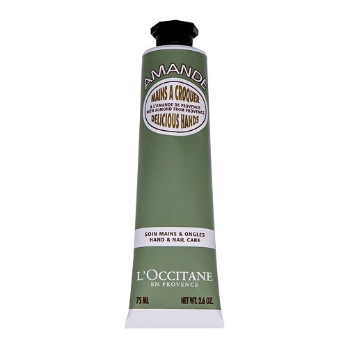Krém na ruce L'Occitane Almond (Amande) Delicious Hands 75 ml poškozená krabička