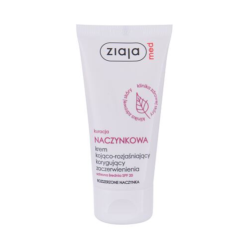 Denní pleťový krém Ziaja Med Capillary Treatment Soothing SPF20 50 ml poškozená krabička