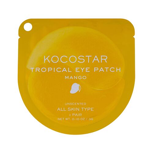 Pleťová maska Kocostar Eye Mask Tropical Eye Patch 3 g Mango