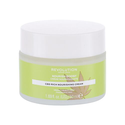 Denní pleťový krém Revolution Skincare CBD Nourishing Cream 50 ml