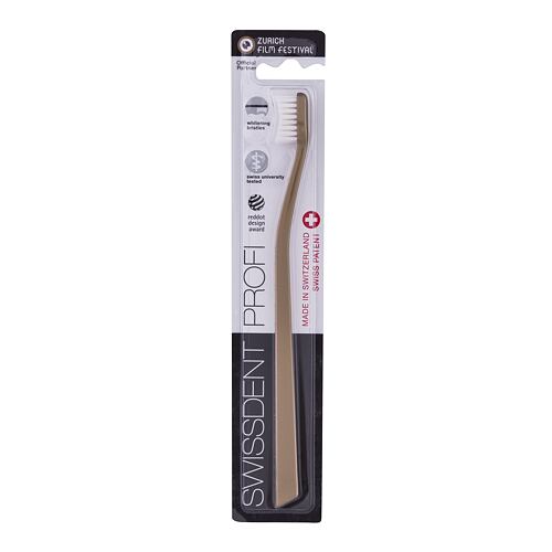 Klasický zubní kartáček Swissdent Profi Whitening Soft 1 ks Gold