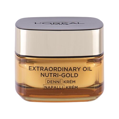 Denní pleťový krém L'Oréal Paris Nutri Gold Extraordinary 50 ml poškozená krabička