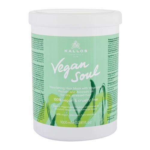 Maska na vlasy Kallos Cosmetics Vegan Soul Nourishing 1000 ml