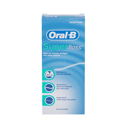 Zubní nit Oral-B Super Floss 1 ks poškozená krabička