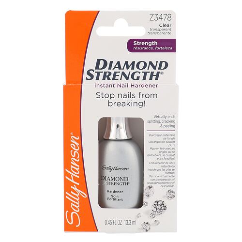 Péče o nehty Sally Hansen Diamond Strength Instant Nail Hardener 13,3 ml poškozený obal