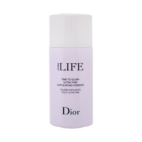 Peeling Christian Dior Hydra Life Time to Glow Ultra Fine Exfoliating Powder 40 g poškozená krabička