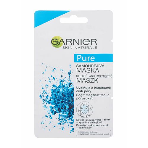 Pleťová maska Garnier Skin Naturals Pure Self-Heating Mask 12 ml