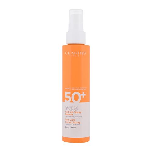 Opalovací přípravek na tělo Clarins Sun Care Lotion Spray SPF50+ 150 ml