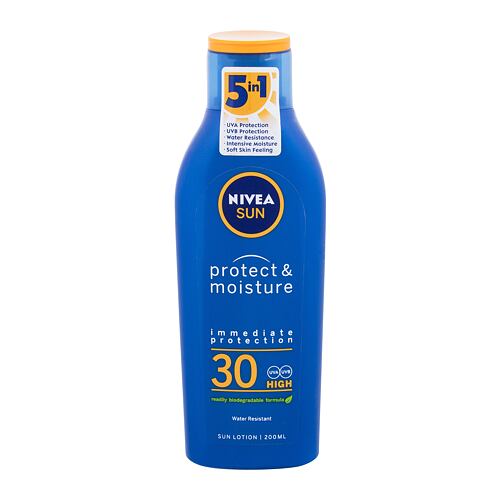 Opalovací přípravek na tělo Nivea Sun Protect & Moisture SPF30 200 ml