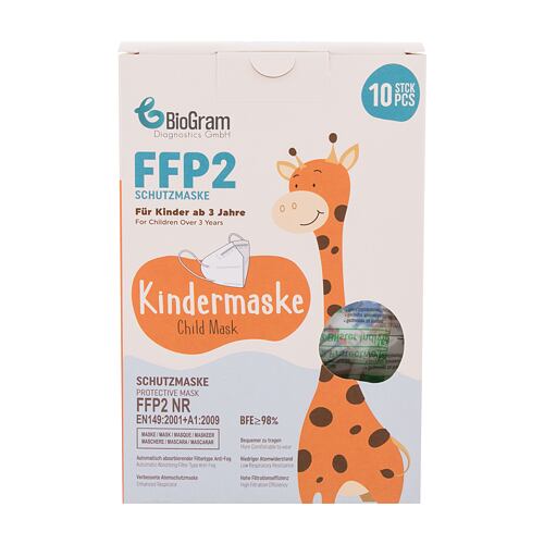 Rouška a respirátor BioGram Face Mask FFP2 Boys 10 ks poškozená krabička