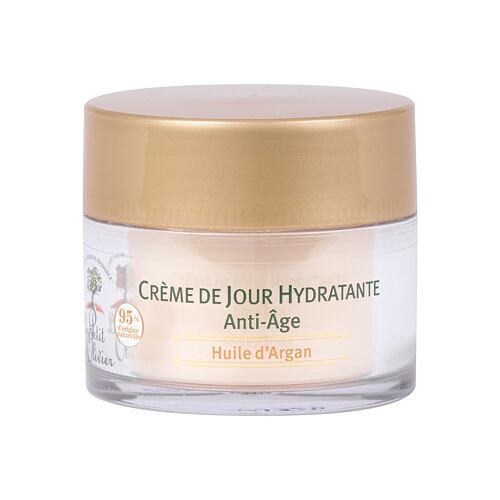 Denní pleťový krém Le Petit Olivier Argan Oil Moisturizing Day Cream Anti-Aging 50 ml poškozená krabička
