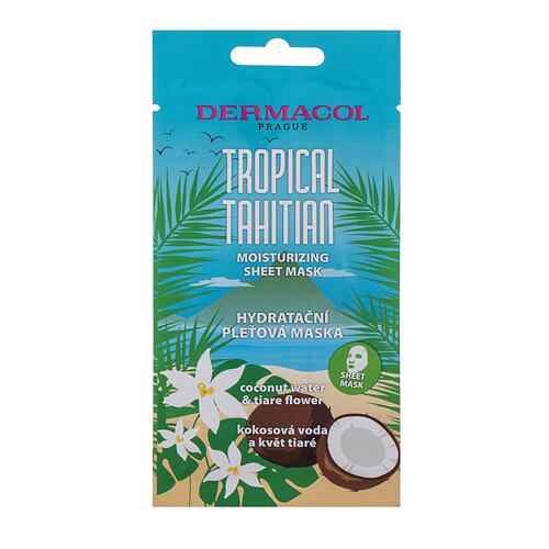 Pleťová maska Dermacol Tropical Tahitian Moisturizing 1 ks